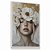 Quadro Decorativo Mulher Flores Cabeça Sardas Woman Fashion - Imagem 2