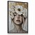 Quadro Decorativo Mulher Flores Cabeça Sardas Woman Fashion - Imagem 4