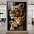 Quadro Decorativo Leoa 2 Filhotes Maternal Animais Família - Imagem 1