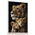 Quadro Decorativo Leoa 2 Filhotes Maternal Animais Família - Imagem 5
