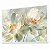 Quadro Decorativo Floral Flores Tons Claros Verde Branco Luxo Natureza - Imagem 2