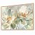 Quadro Decorativo Floral Flores Tons Claros Verde Branco Luxo Natureza - Imagem 3