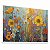 Quadro Decorativo Girassol Cores Floral Flores Natureza - Imagem 5