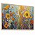Quadro Decorativo Girassol Cores Floral Flores Natureza - Imagem 6