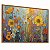 Quadro Decorativo Girassol Cores Floral Flores Natureza - Imagem 2