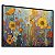 Quadro Decorativo Girassol Cores Floral Flores Natureza - Imagem 4
