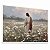 Quadro Decorativo Jesus Caminhando Campo de Flores Religioso Religião Espiritualidade - Imagem 3