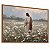 Quadro Decorativo Jesus Caminhando Campo de Flores Religioso Religião Espiritualidade - Imagem 2
