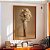 Quadro Decorativo Mulher Flores Papel Cabeça Woman Fashion - Imagem 4