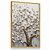 Quadro Árvore da Vida Tons Dourado e Flores Brancas Luxo Delicadas - Imagem 4
