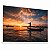 Quadro Decorativo Pescador Natureza Sol Mar Rio Paisagem - Imagem 4