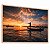 Quadro Decorativo Pescador Natureza Sol Mar Rio Paisagem - Imagem 5