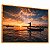 Quadro Decorativo Pescador Natureza Sol Mar Rio Paisagem - Imagem 6