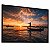 Quadro Decorativo Pescador Natureza Sol Mar Rio Paisagem - Imagem 3