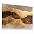 Quadro Decorativo Abstrato Tons Terrosos Dourado Marrom - Imagem 5