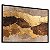 Quadro Decorativo Abstrato Tons Terrosos Dourado Marrom - Imagem 3