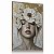 Quadro Decorativo Mulher Flores Cabeça Sardas Woman Fashion - Imagem 3