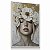 Quadro Decorativo Mulher Flores Cabeça Sardas Woman Fashion - Imagem 2