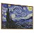 Quadro Decorativo A Noite Estrelada Vincent Van Gogh Pintura Arte - Imagem 2