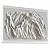 Quadro Decorativo Abstrato Efeito 3d Branco Off White Minimalista - Imagem 2