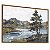 Quadro Decorativo Paisagem Árvore Rio Montanhas Natureza Pintura - Imagem 2