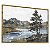 Quadro Decorativo Paisagem Árvore Rio Montanhas Natureza Pintura - Imagem 3