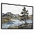 Quadro Decorativo Paisagem Árvore Rio Montanhas Natureza Pintura - Imagem 6