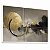 Quadro Decorativo Abstrato Geométrico Círculos Preto Cinza Ondas Clean - Imagem 4
