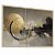 Quadro Decorativo Abstrato Geométrico Círculos Preto Cinza Ondas Clean - Imagem 6