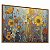 Quadro Decorativo Girassol Cores Floral Flores Natureza - Imagem 2