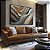 Quadro Decorativo Abstrato Laranja Branco Azul Ondas Clean - Imagem 1
