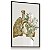 Quadro Decorativo Anatomia Pulmão Tons Flores Verdes Medicina Clínica - Imagem 5