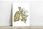 Quadro Decorativo Anatomia Pulmão Tons Flores Verdes Medicina Clínica - Imagem 6