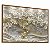 Quadro Decorativo Árvore da Vida Flores Brancas Caule Dourado Oriental - Imagem 4