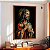 Quadro Decorativo Jesus Vitral Oração Cores Religião Manto - Imagem 3