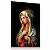 Quadro Decorativo Maria Vitral Geométrico Cores Religioso Oração - Imagem 2