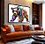 Quadro Decoraivo Urso De Wall Street Negócios Grafite Colorido - Imagem 1