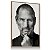 Quadro Decorativo Steve Jobs Preto e Branco Apple Informática Negócios - Imagem 6