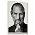 Quadro Decorativo Steve Jobs Preto e Branco Apple Informática Negócios - Imagem 3