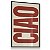 Quadro Decorativo Ciao Itália Retrô Vintage Vermelha La casa de Papel - Imagem 2