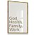 Quadro Decorativo Frase God Deus Família Saúde Trabalho Motivação - Imagem 4