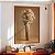 Quadro Decorativo Mulher Flores Papel Cabeça Woman Fashion - Imagem 5