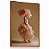 Quadro Decorativo Mulher Flores Garota de Papel Fashion Roupas - Imagem 5