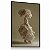 Quadro Decorativo Mulher Flores Garota de Papel Fashion Roupas - Imagem 6