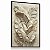 Quadro Decorativo Folhas Efeito 3D Folhagens Tons Claros Natureza - Imagem 5