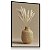 Quadro Decorativo Vaso Trigo Natureza Delicado Cesto Palha Luxo Minimalista - Imagem 4
