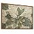 Quadro Decorativo Folhagem Tons de verde-sálvia Detalhes Dourados Costela de Adão - Imagem 5