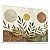 Quadro Decorativo Abstrato Floral Geométrico Folhagem Estilo Boho Sol Montanha - Imagem 3