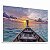 Quadro Decorativo Barco Vista Por do Sol Mar Azul Natureza - Imagem 4