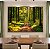 Quadro Decorativo Floresta Árvores Caminhos Natureza Luz do Sol Paisagem - Imagem 1